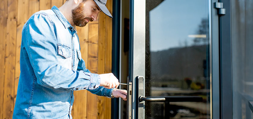 Frameless Glass Storefront Door Locks Replacement in Granite Bay, CA
